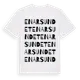 White t-shirt med Enarsundet ordlek t-shirt