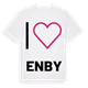 Jag älskar Enby t-shirt stort tryck