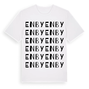 Enby ordlek t-shirt – ekologisk bomull t-shirt från Pinshirt