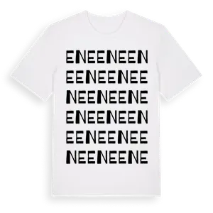 Ene ordlek t-shirt – ekologisk bomull t-shirt från Pinshirt