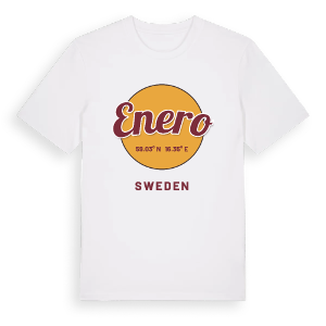 Enero cirkel t-shirt – ekologisk bomull t-shirt från Pinshirt