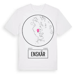 Enskär t-shirt – ekologisk bomull t-shirt från Pinshirt