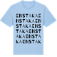 Blue Soul t-shirt med Enstaka ordlek t-shirt
