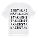 White t-shirt med Enstaka ordlek t-shirt