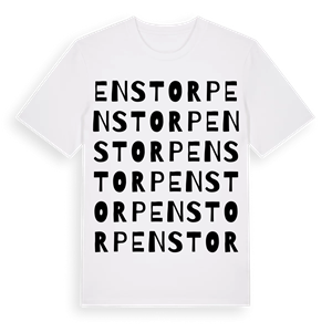 Enstorp ordlek t-shirt – ekologisk bomull t-shirt från Pinshirt