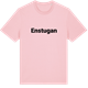 Pink Cotton t-shirt med Enstugan fetstil t-shirt