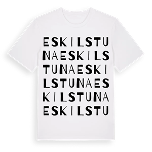 Eskilstuna ordlek t-shirt – ekologisk bomull t-shirt från Pinshirt