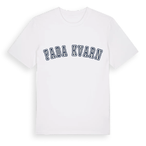 Fada kvarn college t-shirt – ekologisk bomull t-shirt från Pinshirt