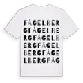 Fågelberg ordlek t-shirt