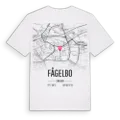 Fågelbo karta t-shirt