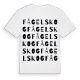 Fågelskog ordlek t-shirt