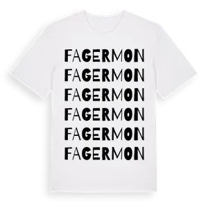 Fagermon ordlek t-shirt – ekologisk bomull t-shirt från Pinshirt