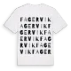 Fagervik ordlek t-shirt