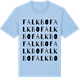 Blue Soul t-shirt med Falkbo ordlek t-shirt