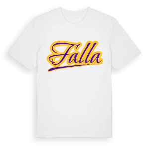 Falla baseball t-shirt – ekologisk bomull t-shirt från Pinshirt
