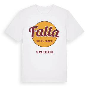 Falla cirkel t-shirt – ekologisk bomull t-shirt från Pinshirt