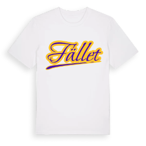 Fället baseball t-shirt – ekologisk bomull t-shirt från Pinshirt