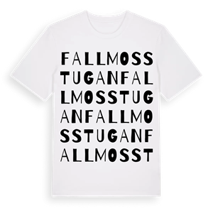 Fallmosstugan ordlek t-shirt – ekologisk bomull t-shirt från Pinshirt