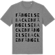 Mid Heather Gray t-shirt med Fängelsebacken ordlek t-shirt