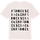 Vintage White t-shirt med Fängelsebacken ordlek t-shirt