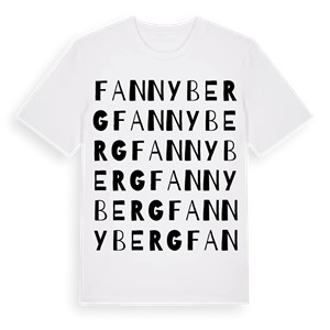 Fannyberg ordlek t-shirt – ekologisk bomull t-shirt från Pinshirt