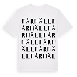 Fårhäll ordlek t-shirt – ekologisk bomull t-shirt från Pinshirt