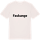 Vintage White t-shirt med Faskunge fetstil t-shirt