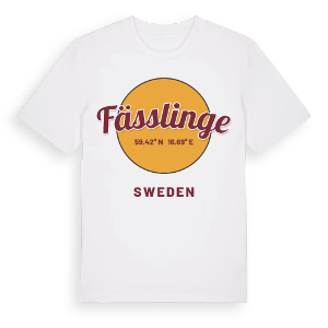Fässlinge cirkel t-shirt – ekologisk bomull t-shirt från Pinshirt