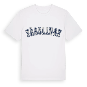 Fässlinge college t-shirt – ekologisk bomull t-shirt från Pinshirt