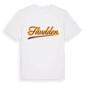 Fäudden baseball t-shirt – ekologisk bomull t-shirt från Pinshirt