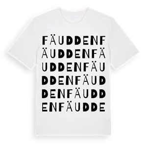 Fäudden ordlek t-shirt – ekologisk bomull t-shirt från Pinshirt