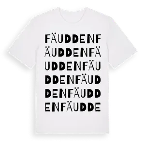 Fäudden ordlek t-shirt – ekologisk bomull t-shirt från Pinshirt