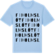 Blue Soul t-shirt med Fiholmslöt ordlek t-shirt