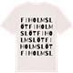Vintage White t-shirt med Fiholmslöt ordlek t-shirt
