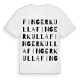 Fingerkulla ordlek t-shirt