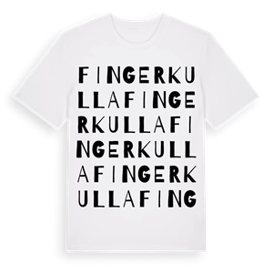Fingerkulla ordlek t-shirt – ekologisk bomull t-shirt från Pinshirt