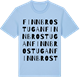 Blue Soul t-shirt med Finnbrostugan ordlek t-shirt
