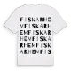 Fiskarhem ordlek t-shirt