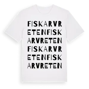 Fiskarvreten ordlek t-shirt – ekologisk bomull t-shirt från Pinshirt