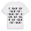 Fiskris ordlek t-shirt