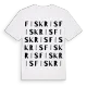 Fiskris ordlek t-shirt