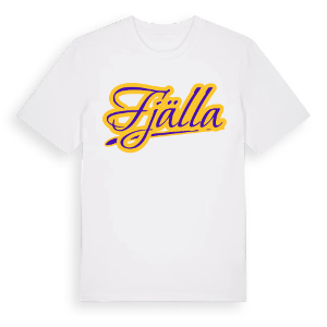 Fjälla baseball t-shirt – ekologisk bomull t-shirt från Pinshirt