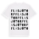 Flasjötorp ordlek t-shirt