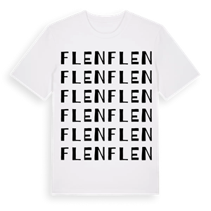 Flen ordlek t-shirt – ekologisk bomull t-shirt från Pinshirt