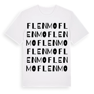 Flenmo ordlek t-shirt – ekologisk bomull t-shirt från Pinshirt