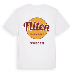 Fliten cirkel t-shirt – ekologisk bomull t-shirt från Pinshirt