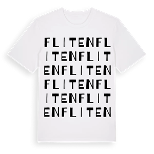 Fliten ordlek t-shirt – ekologisk bomull t-shirt från Pinshirt