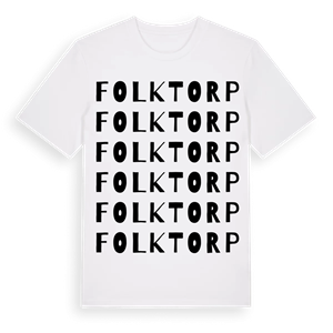 Folktorp ordlek t-shirt – ekologisk bomull t-shirt från Pinshirt