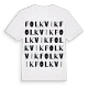 Folkvik ordlek t-shirt