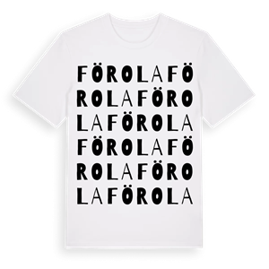Förola ordlek t-shirt – ekologisk bomull t-shirt från Pinshirt